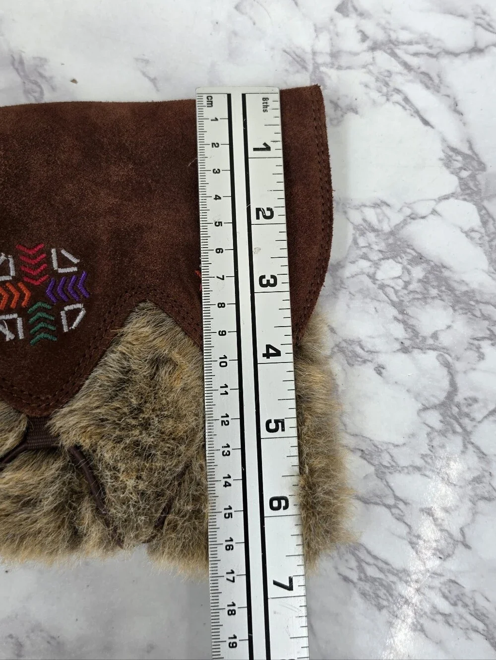 Dansko Fyodora Boot Brown Suede Mid-calf Winter Boots Faux Fur Boho Embroidered